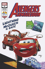 AVENGERS: ARMAGEDDON #4 PETE WOODS PIXAR 40TH VARIANT