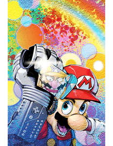 **TONIGHT 8PM EST** 'MARIO WARS' FOIL STAN YAK EXCLUSIVE ARTBOOK /80