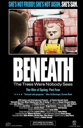Beneath the Trees Where Nobody Sees Rite of Spring #4 Variant B (Fleecs Movie Homage Cover)