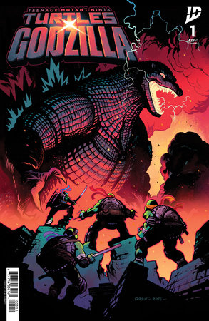Teenage Mutant Ninja Turtles x Godzilla #1 Variant RI 1/25 Foil (Burnett)