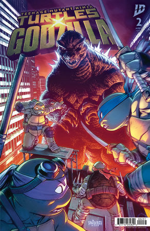 Teenage Mutant Ninja Turtles x Godzilla #2 Variant C (Santolouco) (1/7/26)