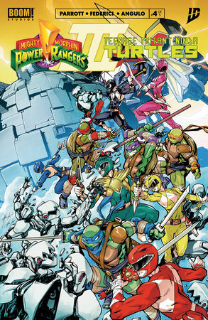 Mighty Morphin Power Rangers/Teenage Mutant Ninja Turtles III #4 B Variant (Dressed, Prasetya) (1/21/26)