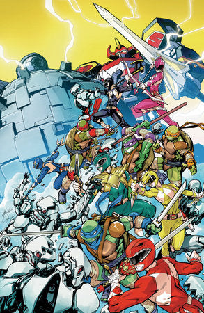 Mighty Morphin Power Rangers/Teenage Mutant Ninja Turtles III #4 K Unlimited Variant (Full Art, Prasetya) (1/21/26)
