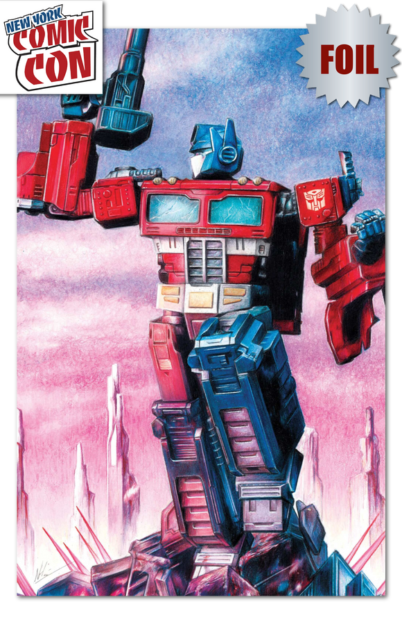 NYCC 2025 TRANSFORMERS #25 VIRGIN EXCLUSIVE FOIL NICK HARRIGAN /350