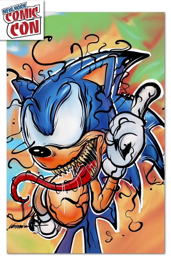 NYCC 2025 FAME: SONIC THE HEDGEHOG CVR A VIRGIN EXCLUSIVE GORKEM DEMIR /100