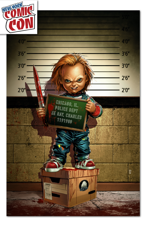 NYCC 2025 BIRTH OF A SLASHER 'CHUCKY MUGSHOT' RAYMOND GAY /100