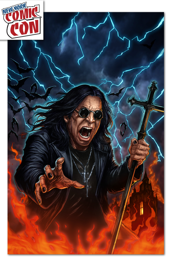 NYCC 2025 TRIBUTE: OZZY OSBOURNE VIRGIN FOIL EXCLUSIVE JONATHAN URIBE /75