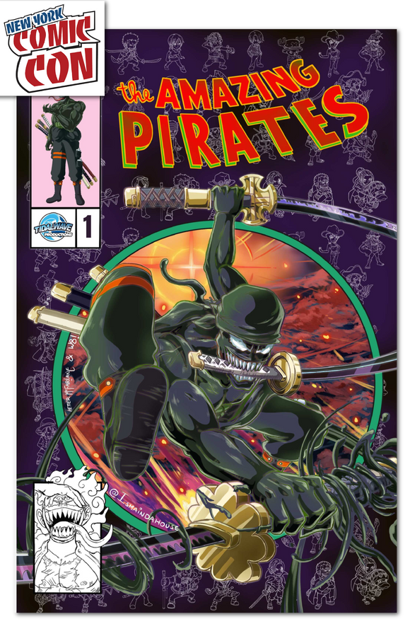 NYCC 2025 FAME: EIICHIRO ODA THE AMAZING PIRATES VENOMIZED EXCLUSIVE ISMAIN DAHOUSE /125