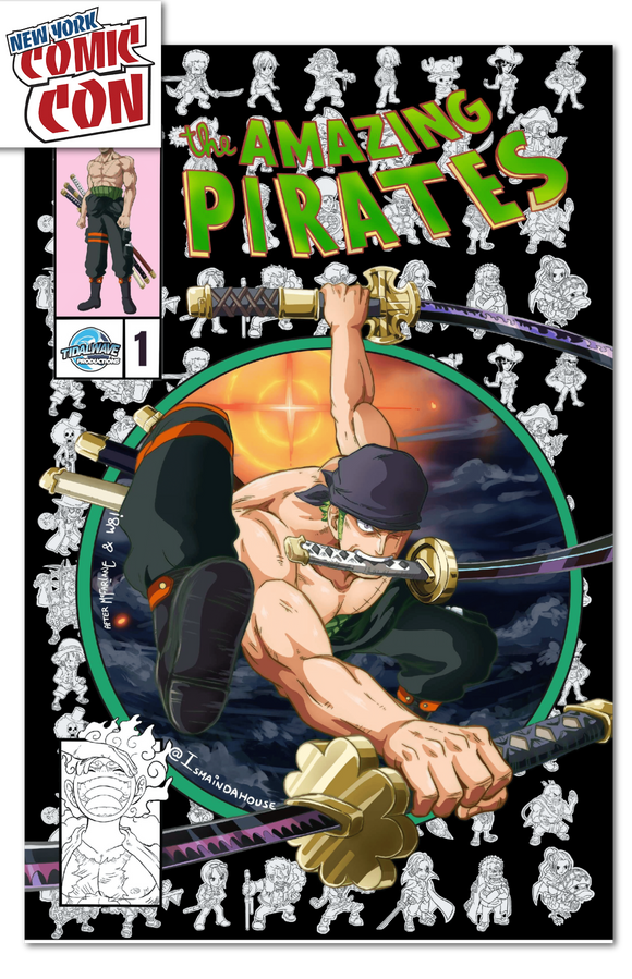 NYCC 2025 FAME: EIICHIRO ODA THE AMAZING PIRATES CVR A EXCLUSIVE ISMAIN DAHOUSE /125