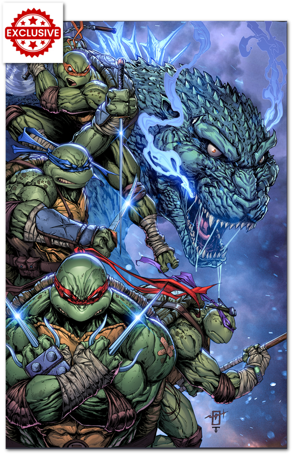 TMNT x GODZILLA #1 JONATHAN URIBE EXCLUSIVE