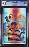 DOWNTOWN HIP HOP BIGGIE CHROME EXCLUSIVE FOIL KARYCH COMIC ART BOOK CGC 9.8