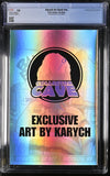 DOWNTOWN HIP HOP BIGGIE CHROME EXCLUSIVE FOIL KARYCH COMIC ART BOOK CGC 9.8