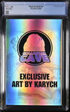 DOWNTOWN HIP HOP BIGGIE CHROME EXCLUSIVE FOIL KARYCH COMIC ART BOOK CGC 9.8