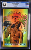 DOWNTOWN HIP HOP #2 TUPAC GOLD EXCLUSIVE FOIL CGC 9.8 KARYCH COMIC ART BOOK