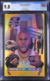 DOWNTOWN HIP HOP #3 EXCLUSIVE GOLD FOIL KARYCH COMIC ART BOOK CGC 9.8