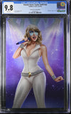 FEMALE FORCE TAYLOR SWIFT (DAZZLER) KARYCH METAL 1/10 VAR CGC 9.8