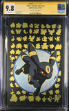 FAME: SATOSHI TAJIRI "THE AMAZING POCKET MONSTERS" METAL UMBREON CGC SIG SERIES 9.8