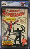 AMAZING SPIDER-MAN #3 CGC 3.5 (1ST APP DOCTOR OCTOPUS)