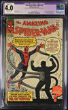 AMAZING SPIDER-MAN #3 CGC 4.0 RESTORED GRADE (1ST APP DOCTOR OCTOPUS)