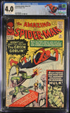 AMAZING SPIDER-MAN #14 CGC 4.0 (1ST APP GREEN GOBLIN)