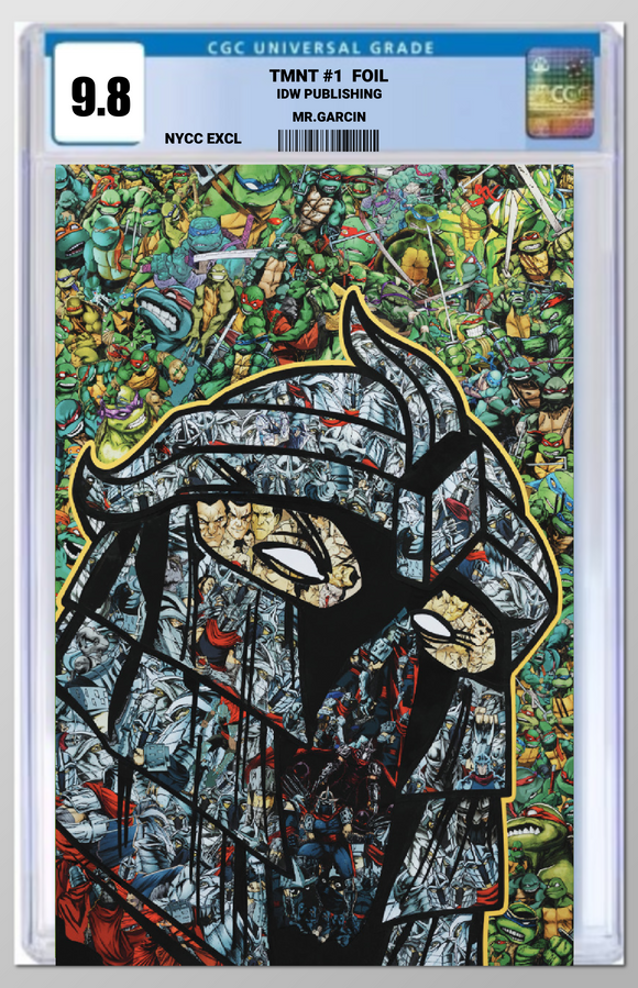 NYCC 2024 EXCLUSIVE TMNT #1 (2024) SHREDDER FOIL CGC 9.8 MR GARCIN /750