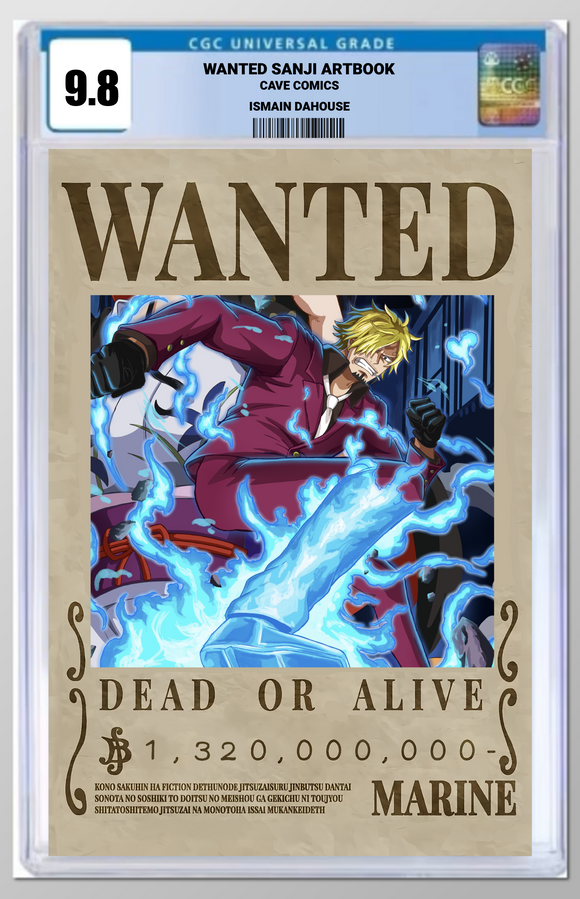 MEGACON WANTED: SANJI ISMAIN DAHOUSE EXCLUSIVE CGC 9.8