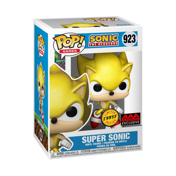 Funko Pop! Sonic The Hedgehog - AAA Anime Exclusive Chase Super Sonic [Glitter] (PREORDER ITEM MARCH 2024)