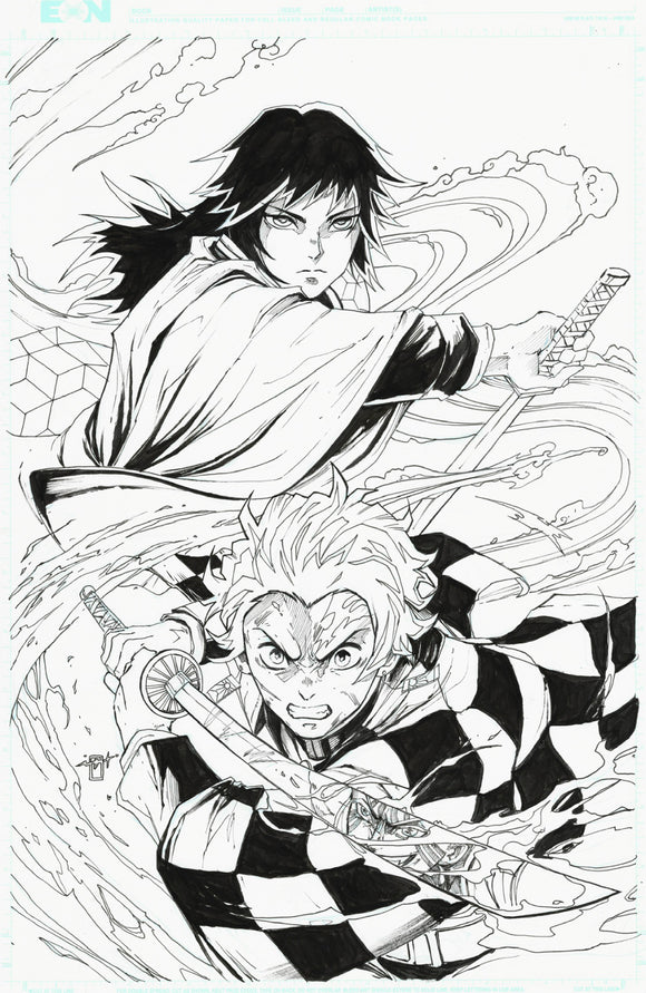 JONATHAN URIBE OA - FAME KOYOHARU GOTOUGE NYCC 2025 (DEMON SLAYER) (SHIPS AFTER NYCC)