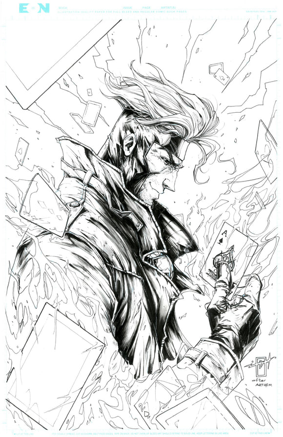 JONATHAN URIBE OA - TRIBUTE: STAN LEE NYCC 2025 (GAMBIT) (SHIPS AFTER NYCC)