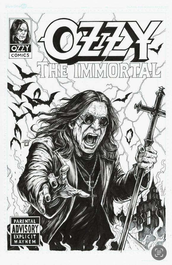 JONATHAN URIBE OA - TRIBUTE: OZZY OSBOURNE NYCC 2025 (SHIPS AFTER NYCC)