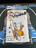 FAME: SATOSHI TAJIRI 'THE MIGHTY POCKET MONSTER" CGC 9.8 WAITE /151