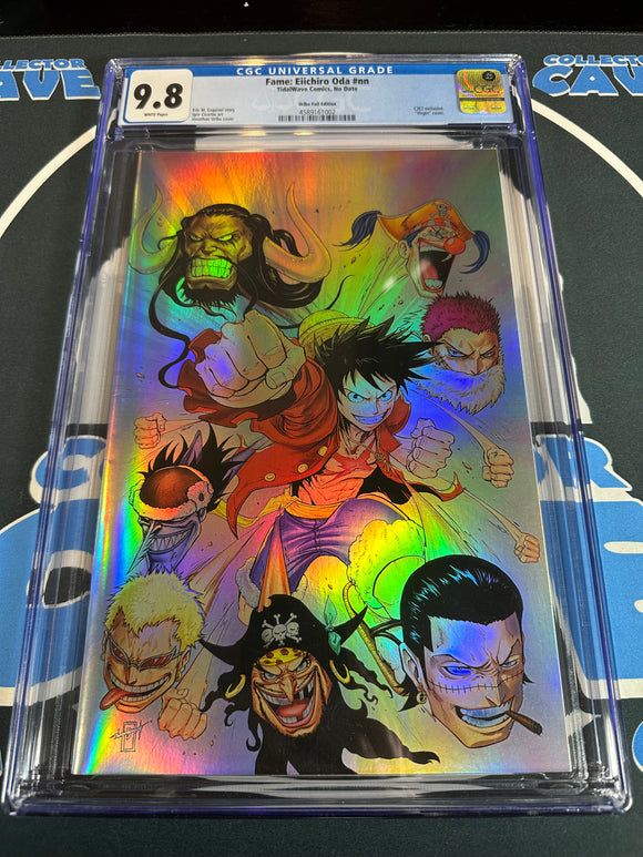 FAME: EIICHIRO ODA CVR B RAINBOW FOIL JONATHAN URIBE CGC 9.8