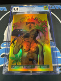 DOWNTOWN HIP HOP #2 TUPAC GOLD EXCLUSIVE FOIL CGC 9.8 KARYCH COMIC ART BOOK