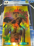 DOWNTOWN HIP HOP #2 TUPAC GOLD EXCLUSIVE FOIL CGC 9.8 KARYCH COMIC ART BOOK
