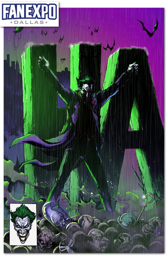 **FRIDAY 7PM EST**  FANEXPO DALLAS BEYOND THE JOKER COMPLEX VIRGIN JONATHAN URIBE EXCLUSIVE /75