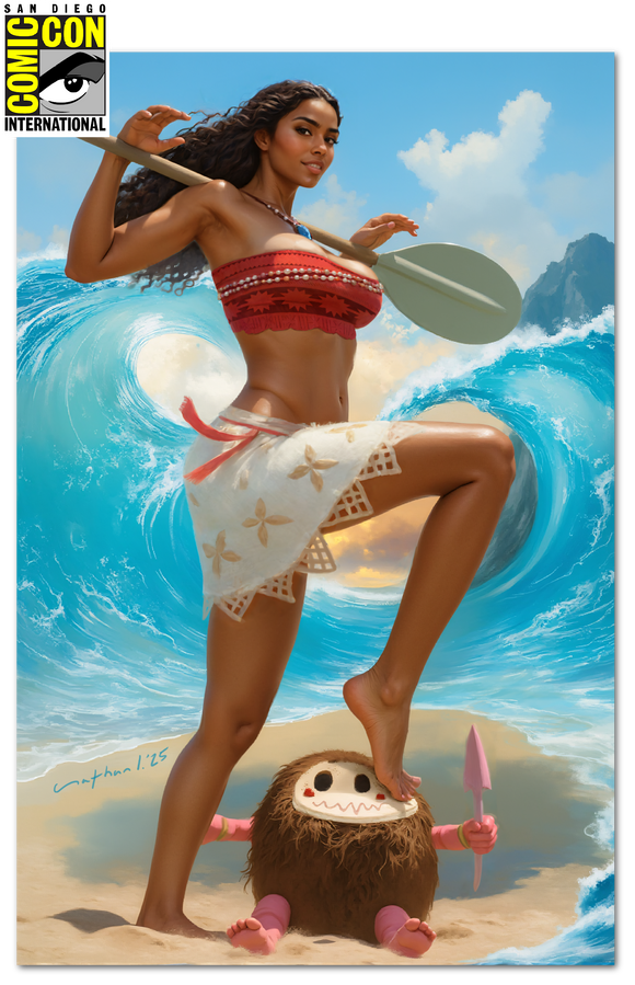 **SUNDAY 8PM EST**  SDCC EXCLUSIVE 'NAUGHTY NAVIGATOR' CVR A NATHAN  LORENZANA /50