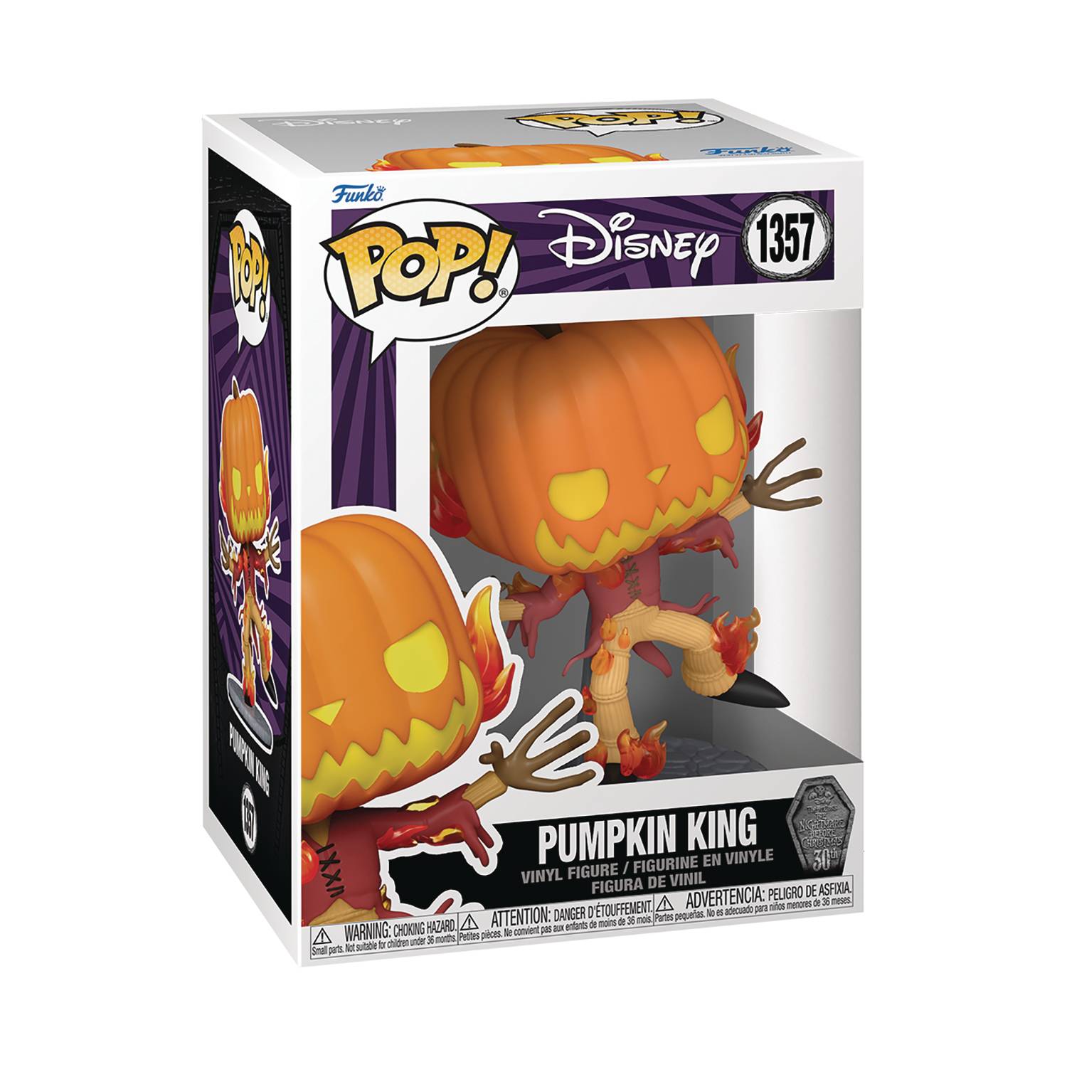 Funko Pop! The Nightmare Before Christmas 30th Anniversary - Pumpkin King  (PREORDER ITEM OCT 2023)