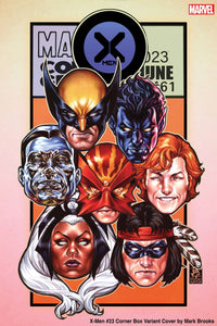 X-MEN #23 MARK BROOKS CORNER BOX VARIANT