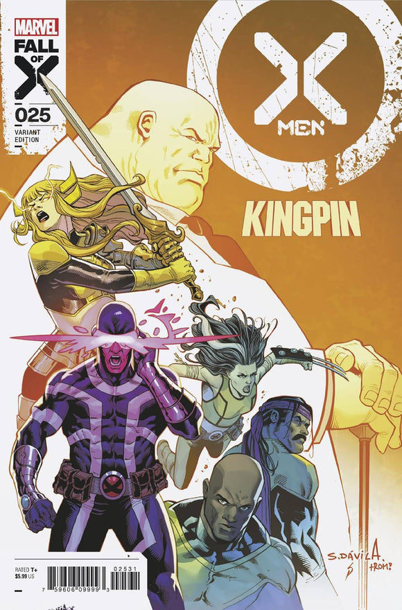 X-MEN #25 SERGIO DAVILA KINGPIN VAR [FALL]