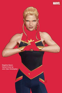 CAPTAIN MARVEL #1 JOHN TYLER CHRISTOPHER NEGATIVE SPACE VARIANT