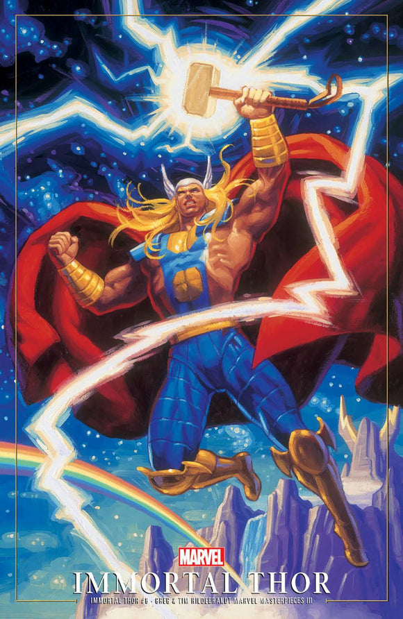 IMMORTAL THOR #6 GREG AND TIM HILDEBRANDT THOR MARVEL MASTERPIECES III VARIANT