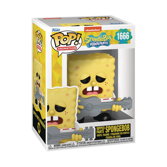 Funko Pop! TV - SPONGEBOB SQUAREPANTS 25TH - SPONGEBOB W GUITAR (AUGUST 2024)