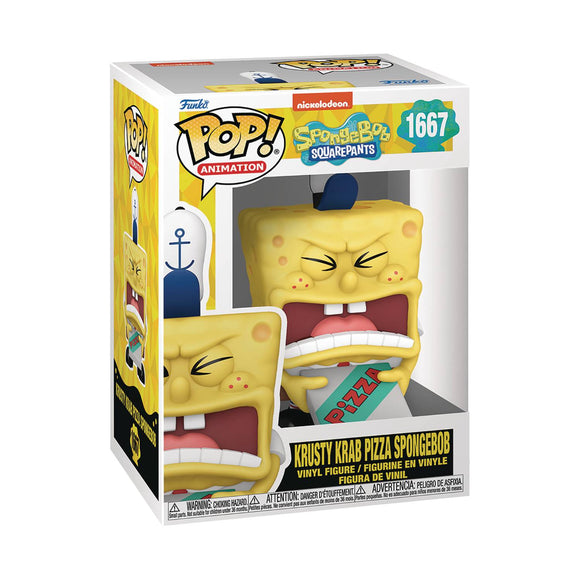 Funko Pop! TV - SPONGEBOB SQUAREPANTS 25TH - SPONGEBOB W PIZZA (AUGUST 2024)