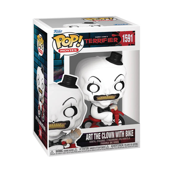 Funko Pop! MOVIES - TERRIFIER - ART THE CLOWN W/BIKE (NOV/DEC 2024)