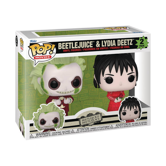 FUNKO POP! MOVIES - BEETLEJUICE 2 - BEETLEJUICE & LYDIA 2 PACK (OCTOBER 2024)