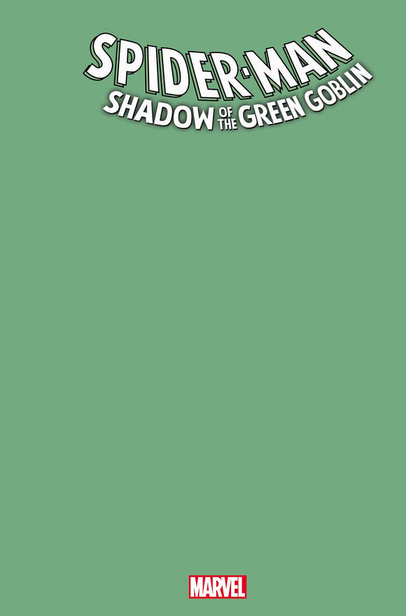 SPIDER-MAN SHADOW OF GREEN GOBLIN #1 GREEN BLANK CVR VAR (4/3/2024)
