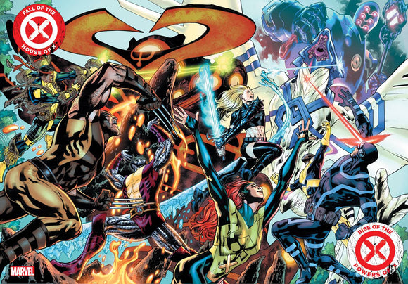 FALL OF THE HOUSE OF X #4 BRYAN HITCH CONNECTING VAR