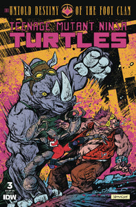 TMNT UNTOLD DESTINY OF FOOT CLAN #3 CVR B CATALAN (HAS CORNOR DAMAGE)