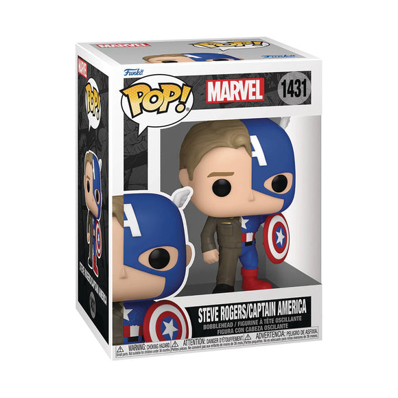 Funko Pop! Marvel Split - Steve Rogers/Captain America