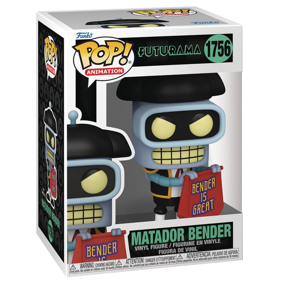 Funko Pop! Futurama Wave 2 - Bender (Matador)